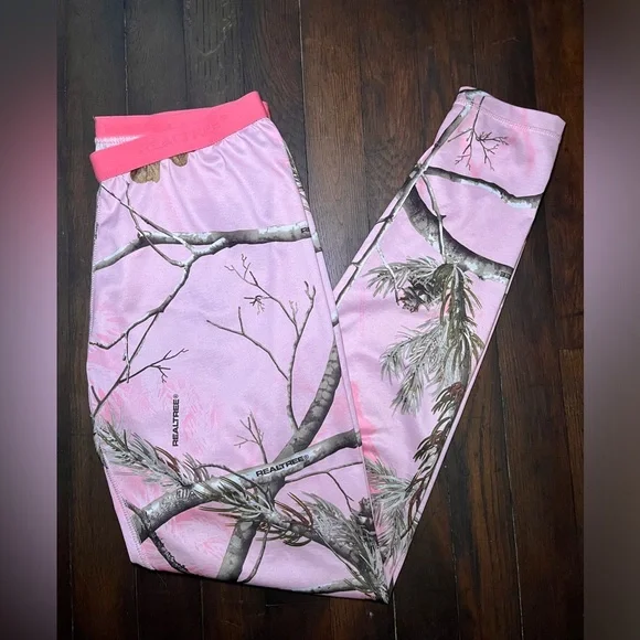 Realtree pink camo leggings - Picture 1 of 5